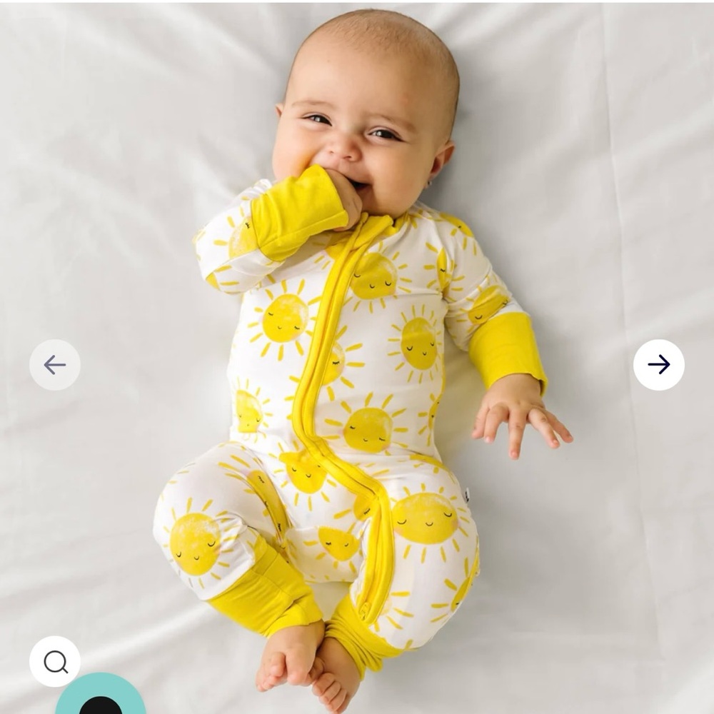 NWT Little Sleepies Signature Sunshine Zippy 18-24m